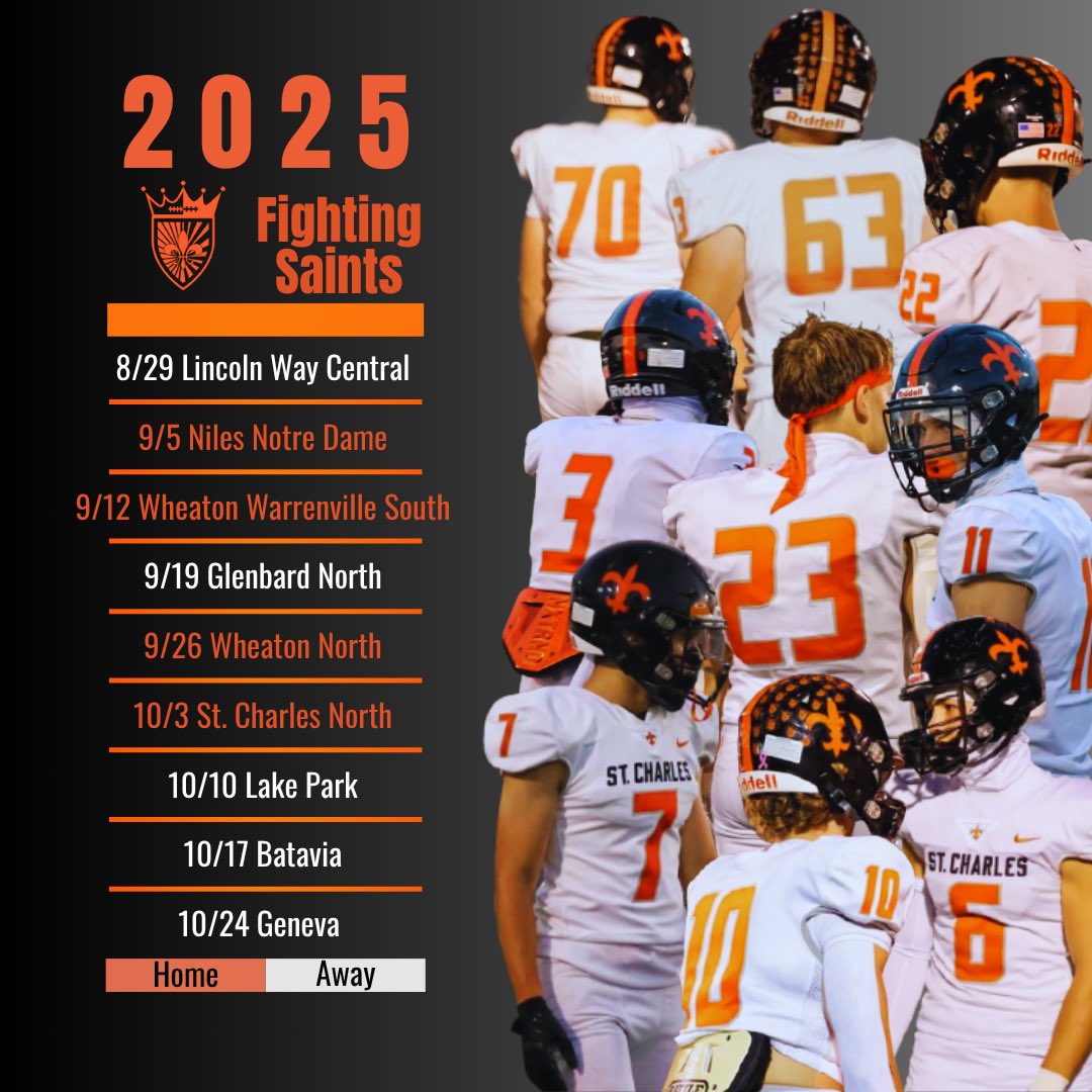 St. Charles East Football (@stcefootball) on Twitter photo Friday night lights are back.
Pack the stands.
#SaintsPride
<a href="/CoachPossley/">Nolan Possley</a> <a href="/STCEathletics/">STCE Athletics</a> <a href="/STCEBoosters/">STCE Athletic Booster</a> <a href="/stcefbparents/">Saints</a> Friday night lights are back.
Pack the stands.
#SaintsPride
<a href="/CoachPossley/">Nolan Possley</a> <a href="/STCEathletics/">STCE Athletics</a> <a href="/STCEBoosters/">STCE Athletic Booster</a> <a href="/stcefbparents/">Saints</a>