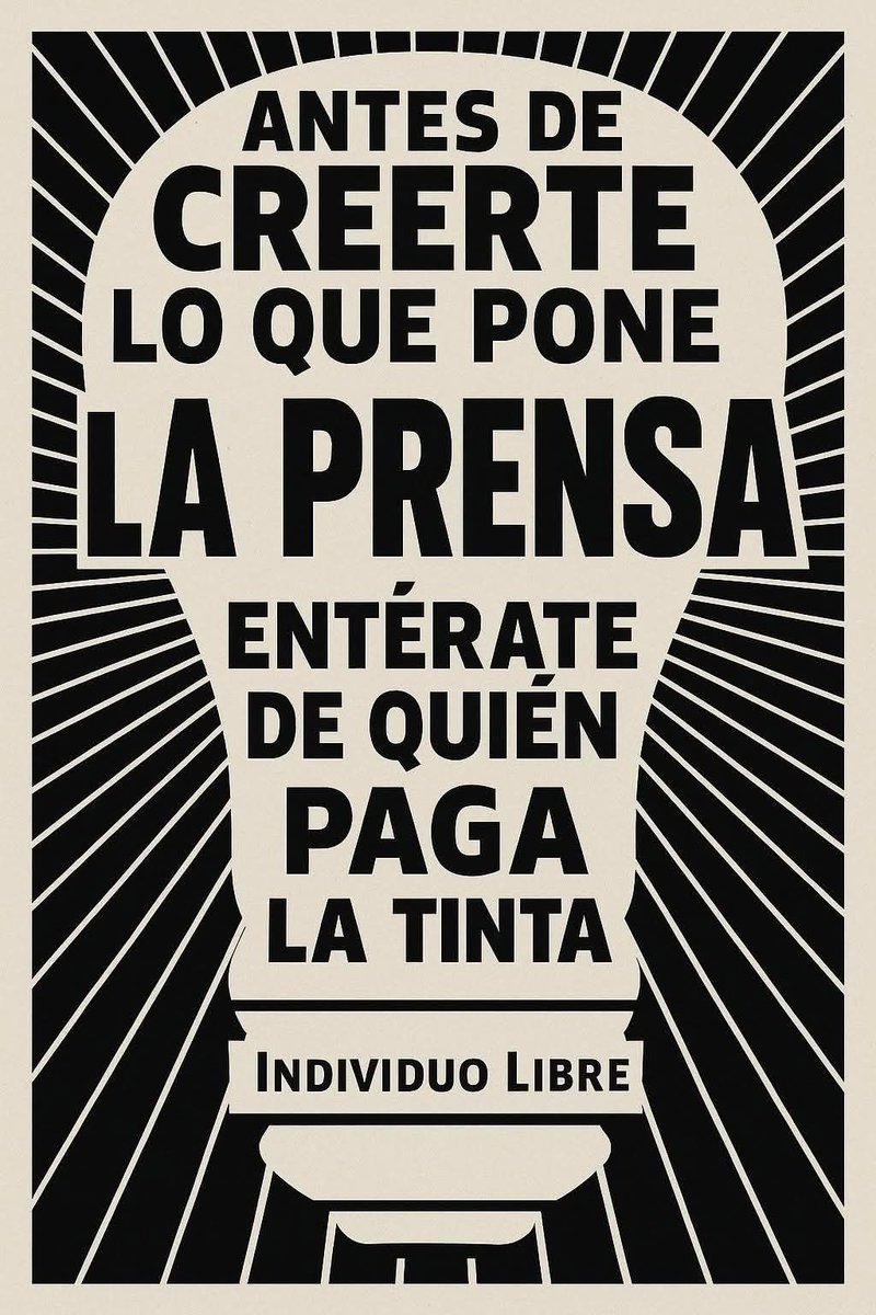 Es conveniente, enterarse de quién paga la Tinta.