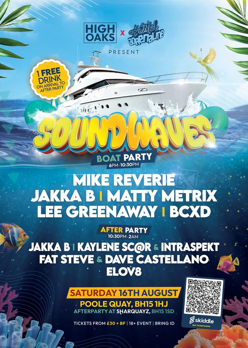 Just over 2 weeks until we set sale! Exclusive tickets still available now 😃