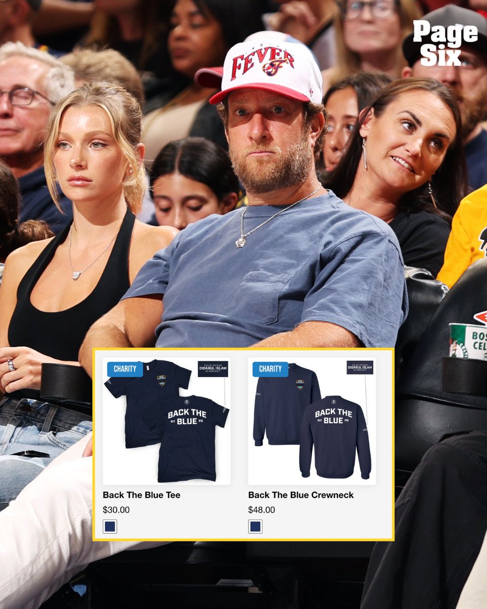 PageSix's tweet photo. Dave Portnoy revealed he will match all proceeds from Barstool Sports' "Back The Blue" t-shirt sales and donate back to fallen NYPD officer Didarul Islam's family 📸: Obtained by NY Post, James Keivom, Getty https://t.co/ZseLz8E6UB