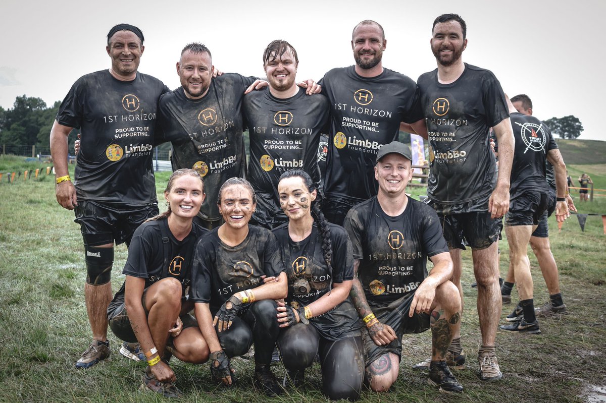 LBofoundation's tweet image. A huge thank you to @1st_horizon for their brilliant fundraising efforts and completing the tough mudder this weekend #limbdifferenceawareness #barnsleyisbrill