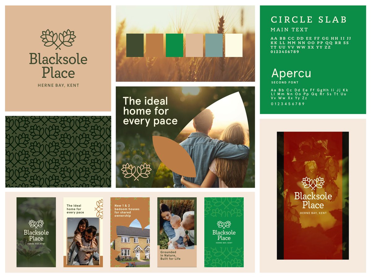 reilly2k's tweet image. 🏡 Two directions. One development.
Which Blacksole Place brand route do you prefer? 🌿💗

Warm and natural vs bold and vibrant — we explored both to find the right feel for Herne Bay.

👇 Thoughts?

#BlacksolePlace #HerneBay #KentHomes #BrandDesign #PlaceBranding #VisualIdentity