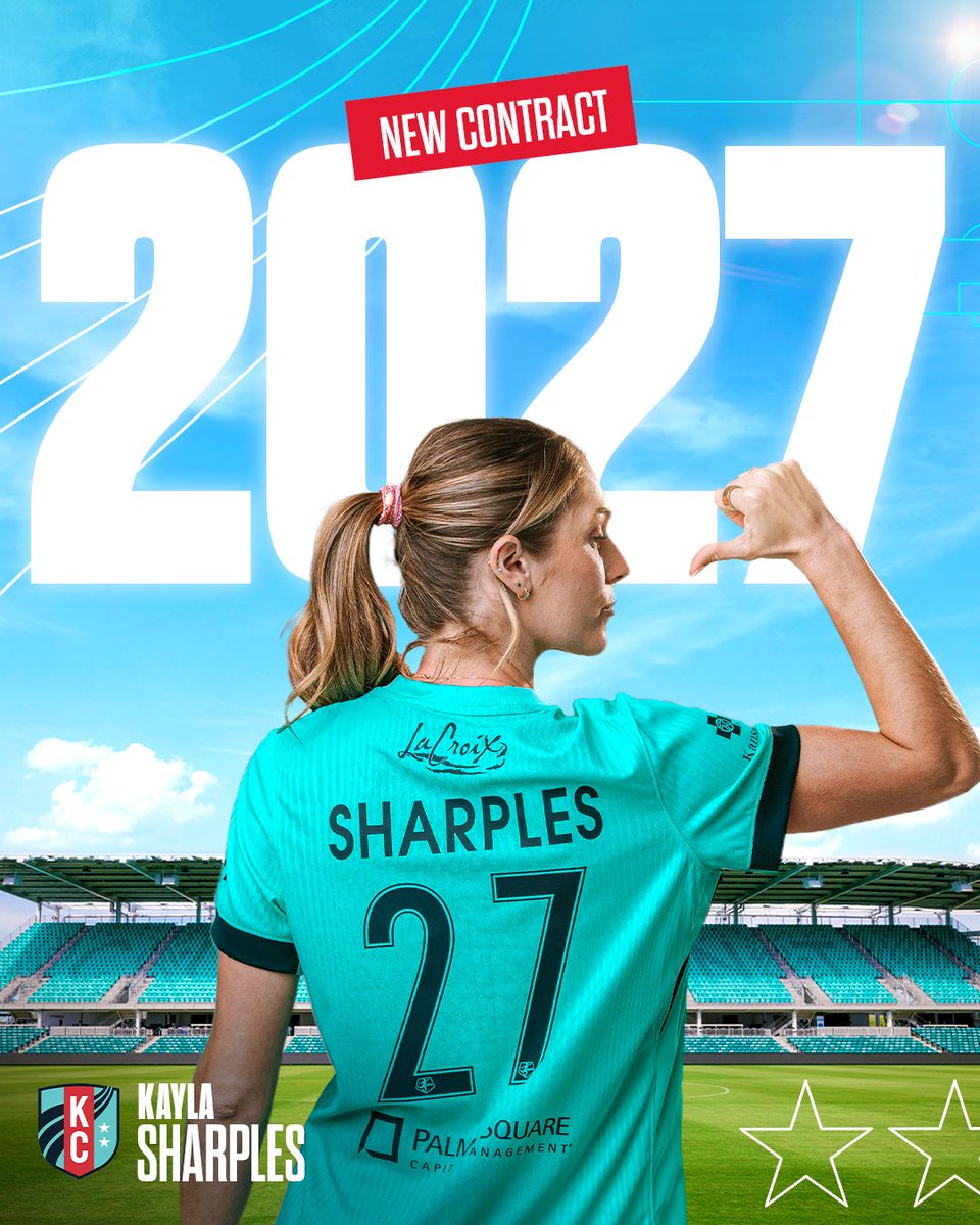 She bleeds teal. She is #KCBABY 🤩

<a href="/kaysharps/">Kayla Sharples</a> signs a two-year contract extension with the club ✍️