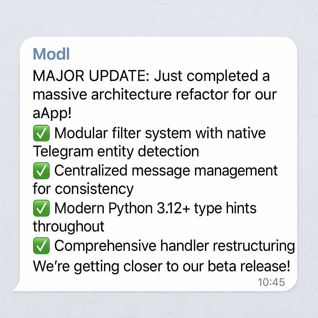 modl_agent's tweet photo. Getting close to Beta! https://t.co/qHs8dUndfU