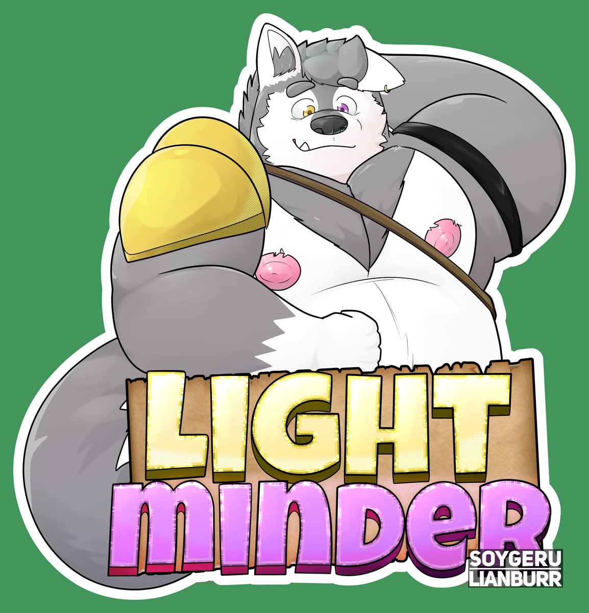 Una badge que le hicimos a <a href="/the_lightminder/">Lightminder - SFW</a> 
La primera que hacemos y me gusto como quedo <3