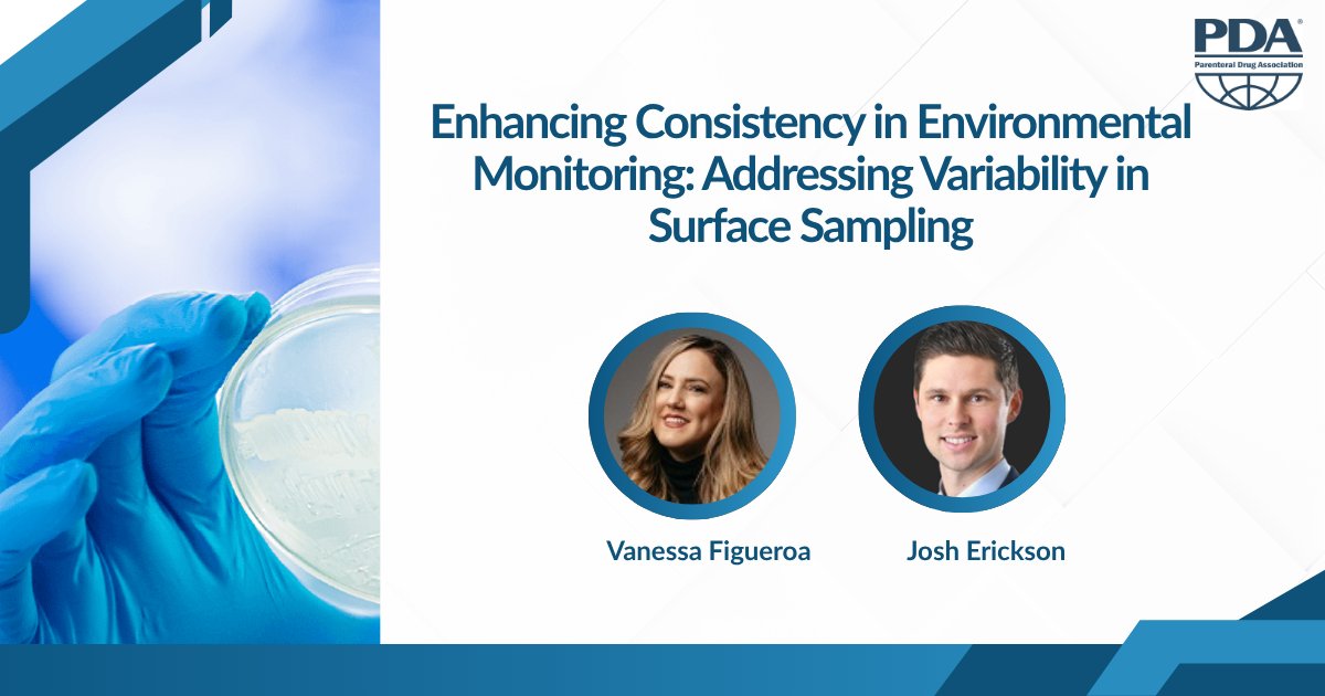 PDA (@pdaonline) on Twitter photo Enhancing Consistency in Environmental Monitoring
In this article, industry experts delve into key topics including the role of surface sampling in environmental monitoring, how to understand and measure surface recovery efficiency and more. 
hubs.ly/Q03zh6G30 Enhancing Consistency in Environmental Monitoring
In this article, industry experts delve into key topics including the role of surface sampling in environmental monitoring, how to understand and measure surface recovery efficiency and more. 
hubs.ly/Q03zh6G30