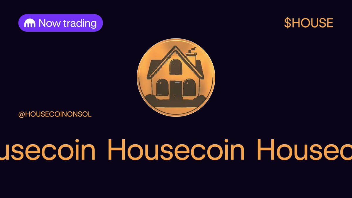 $HOUSE <a href="/HousecoinOnSol/">Housecoin</a> 🏠 

Every real estate agent’s worst nightmare is now live on Kraken

Start trading today ⤵️ 
 p.k.xyz/9f1e/utb5yji5