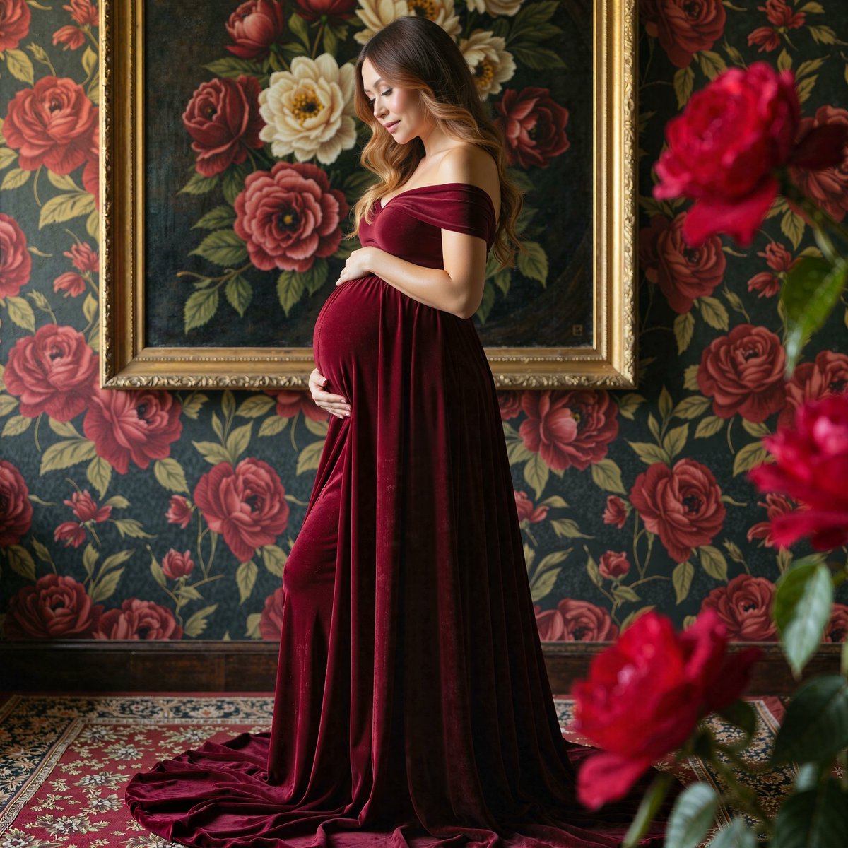 luxeaistudio's tweet image. Some realistic photos from our catalog - Maternity photoshoot. 

See the ultra realism, character consistency and other intricacies. How well LuxeAI captures them all.