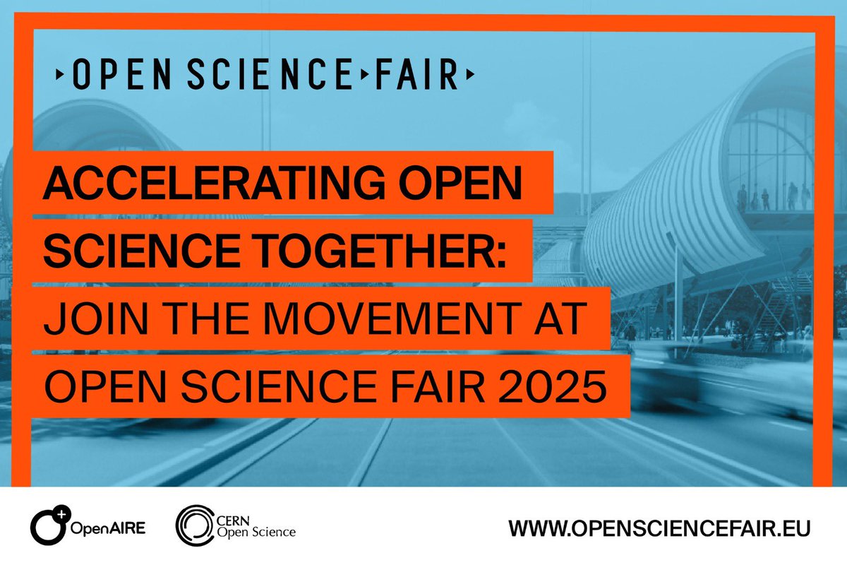 Open Science isn’t just a concept...it’s a shift in how research is planned, shared, and supported. 

This year, join <a href="/OpenScienceFAIR/">Open Science Fair</a> from 15–17 September at <a href="/CERN/">CERN</a> and explore how researchers, policymakers, technologists &amp; communities are working across domains to improve