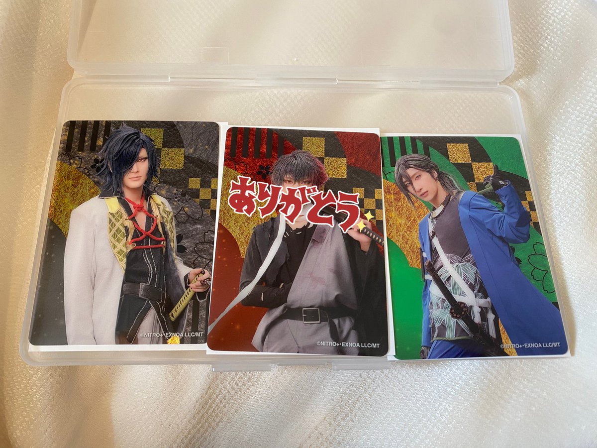 【交換】刀ミュ 目出度歌誉花舞 十周年祝賀祭 ランダムカード

〔譲〕大典太光世 笹貫

〔求〕蜂須賀虎徹 or定価

30日現地交換希望

お気軽にお声がけください。