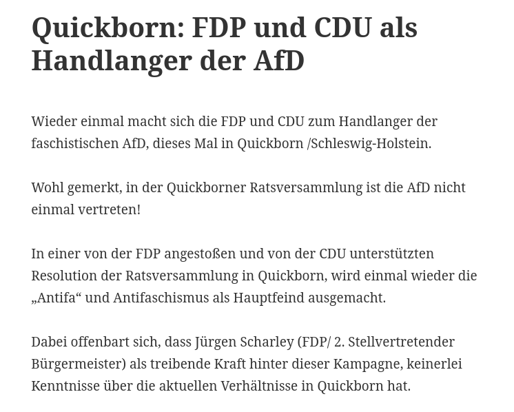 AfaNord's tweet photo. Nachdem FDP & CDU #Quickborn eine Resolution gegen "die Antifa" verabschiedeten, wird das NS-Denkmal an Paul Warnecke im Kreis #Pinneberg durch #AfD-Propaganda geschändet. Die @AntifaPinneberg berichtet von weiteren #Neonazi-Aktivitäten:
https://t.co/J9AC1DxzHx
#NoNazis #NoAfD https://t.co/nrRiSrpRQu