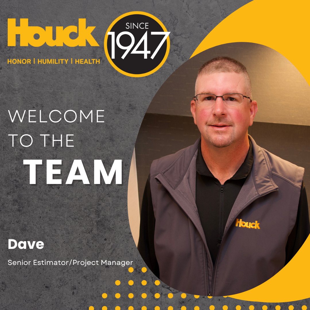 ✨Talent Tuesday✨

Welcome to the team, Dave! 👷‍♂️

#HouckTeam #MasonryRestoration #NewHire #ConstructionPros