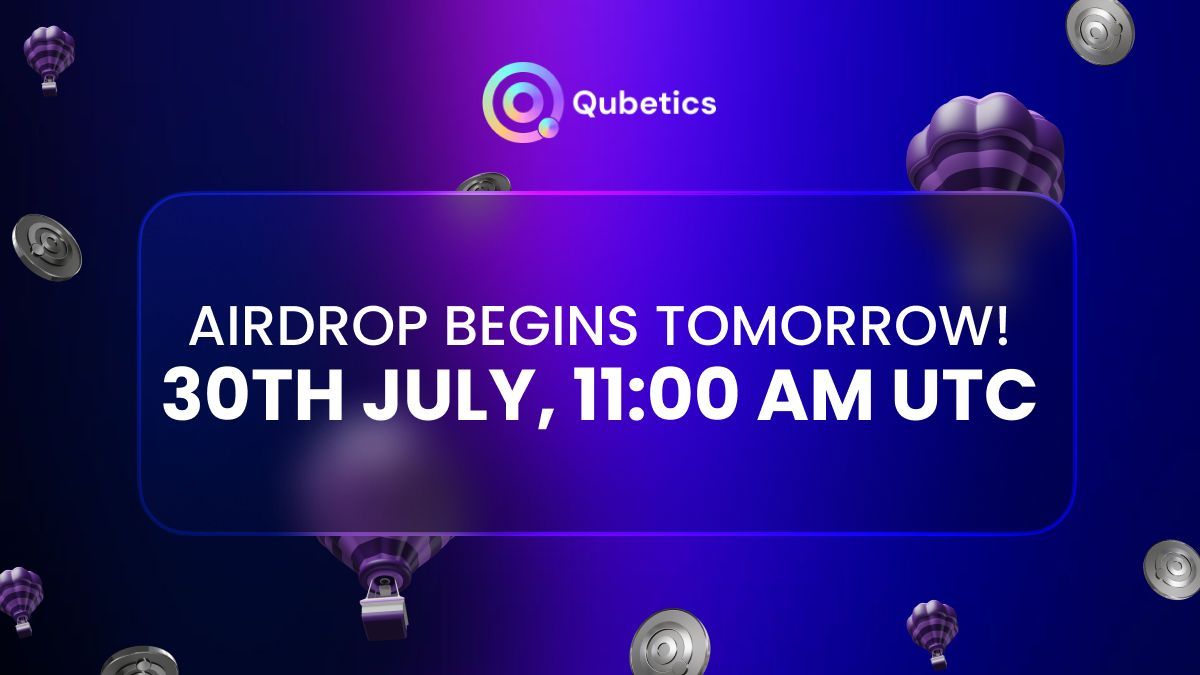 qubetics's tweet image. 🔹 Qubetics Airdrop Begins Tomorrow 🔹
Stay prepared – the airdrop for $TICS goes live on 30th July, 11:00 AM UTC.
To interact with your tokens, ensure you’ve added the Qubetics Custom Network to your wallet.
📖 Read our official guide for the list of compatible wallets and setup…