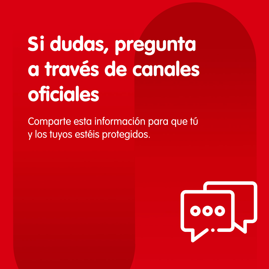 ¡Podrías estar cayendo en una ciberestafa sin saberlo! 🚨

Las estafas digitales son cada vez más comunes, pero con unos sencillos pasos, ¡puedes protegerte!

⏭️ Descubre cómo y comparte esta información para protegerte a ti y a los que te rodean.