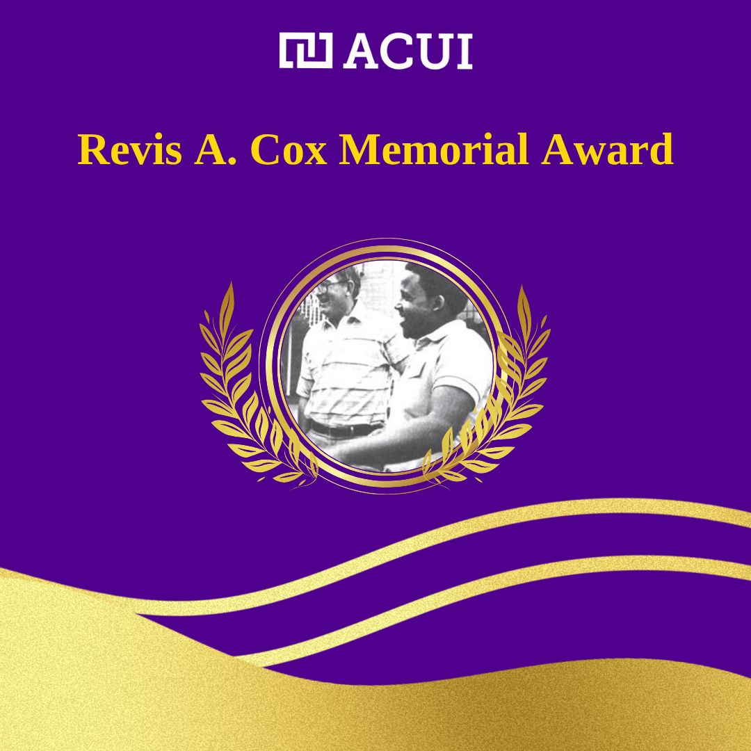 The Revis A. Cox Memorial Award honors the passion of professionals who contribute relentless support for multicultural education and social justice through their leadership on campus.

Nominate: buff.ly/VnkYnWt
