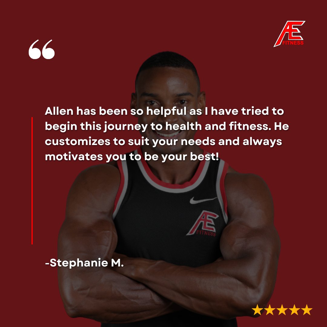 AllenElliottFIT's tweet image. The right coach changes everything.

Allen customizes every workout to fit your goals and keeps you motivated to push harder every day.

Ready to reach your best self?

Let’s go! 💪
#PersonalizedTraining #FitnessJourney #GetStronger #TrainForLife #HealthAndWellness #StayInspired