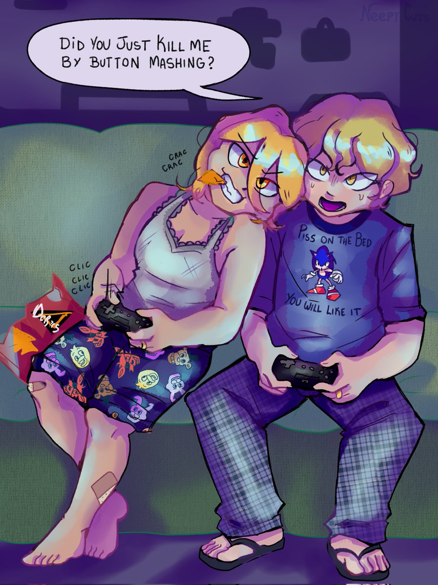 NeepyCuts's tweet photo. Don Quixote and Sinclair Gaming 🐣🎠🎮 What are they Playing?
#LimbusCompany #Limbus_Company #LCB311 #LCB1103 #donsin #donclair https://t.co/Ecji1wK1yR