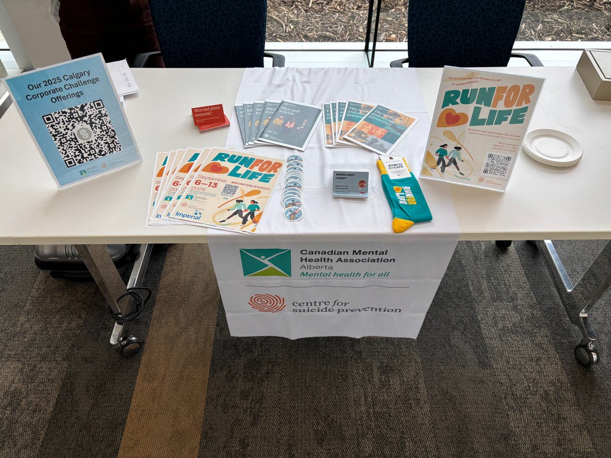CMHA_AB (@cmha_ab) on Twitter photo On Thursday, July 24, CMHA AB + CSP staff attended a booth at the <a href="/ImperialOil/">Imperial Oil</a> health fair as part of <a href="/Corp_Challenge/">Calgary Corporate Challenge</a> activities. This was a great opportunity to connect and chat about our work building mentally healthy communities. Thank you for having us! On Thursday, July 24, CMHA AB + CSP staff attended a booth at the <a href="/ImperialOil/">Imperial Oil</a> health fair as part of <a href="/Corp_Challenge/">Calgary Corporate Challenge</a> activities. This was a great opportunity to connect and chat about our work building mentally healthy communities. Thank you for having us!