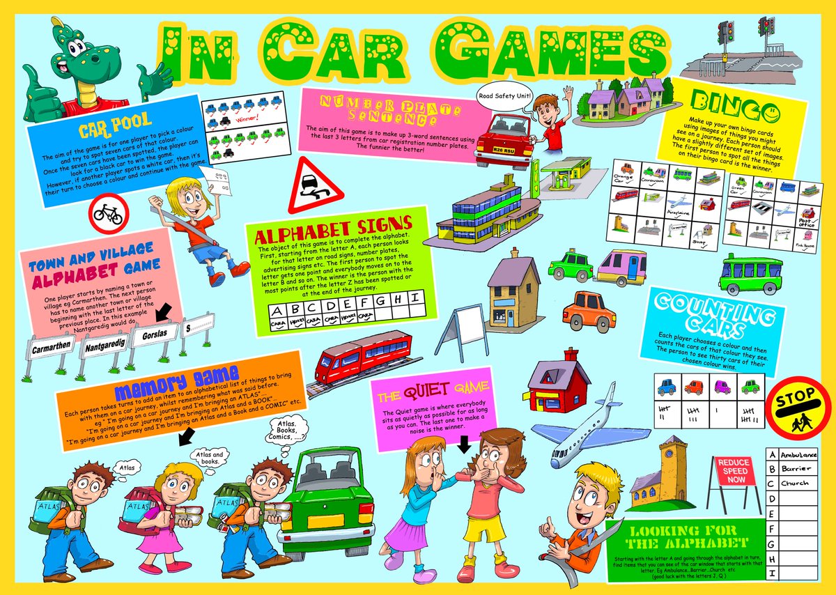 🚗🎉 Going out in the car? Why not try one of our in-car road safety games when travelling? 🚙

What is your favourite road trip game? Our favourite is the quiet game 😉