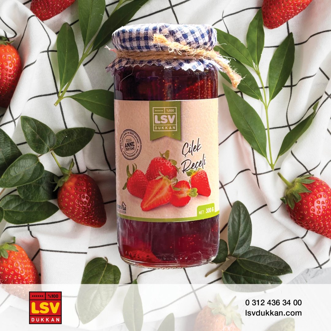 %100 doğal çileğin en tatlı hali:
LSV Dükkan Doğal Çilek Reçeli🍓

Mevsiminde toplanan taptaze çileklerden, annelerimizin elleriyle hazırladığı bu reçel, kahvaltılarınıza doğallık ve tazelik katmak için şimdi lsvdukkan.com 'da🌿