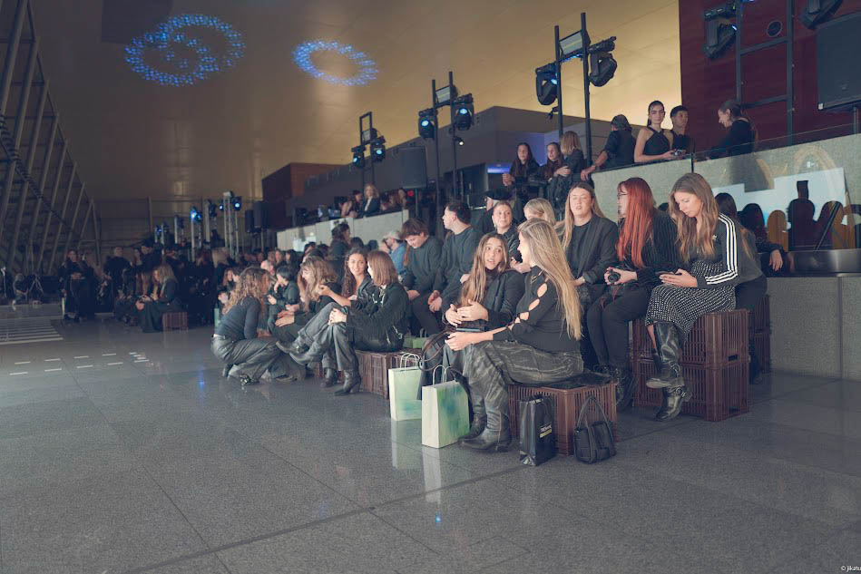 El #AeroDeCarrasco fue escenario de un desfile impulsado por estudiantes de la Licenciatura en Diseño de Modas de @‌orturuguay. 🙌🏼