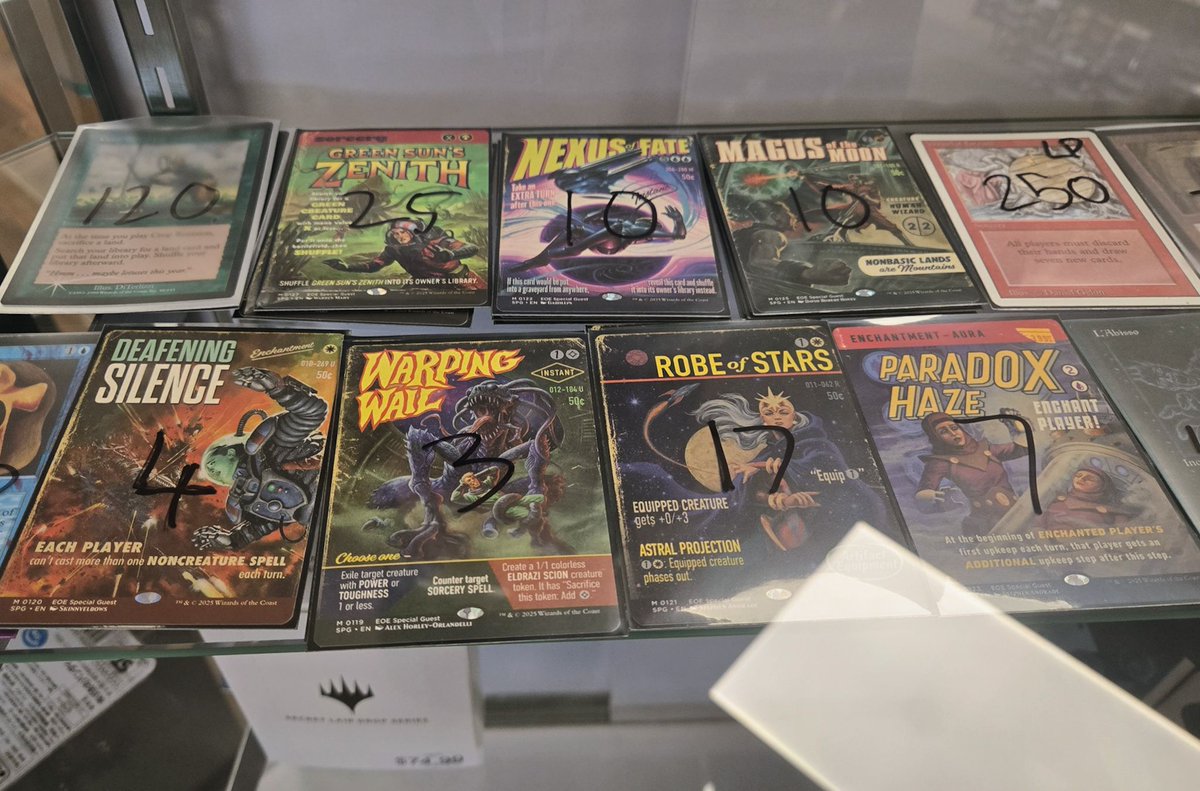 Looking for Special Guests from Edge of Eternities? We got a selection available for you! Snag these cards in-store only, or jump online for our full selection of everything from Edge of Eternities.
🔗 
buff.ly/tAN3kPJ