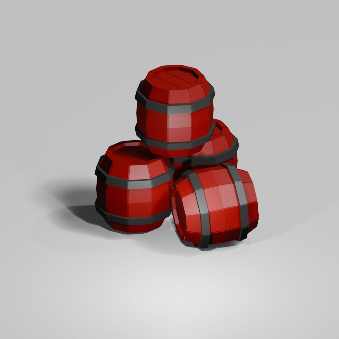 hamachi_gamedev's tweet image. #b3d #blender
チュートリアルで作った樽