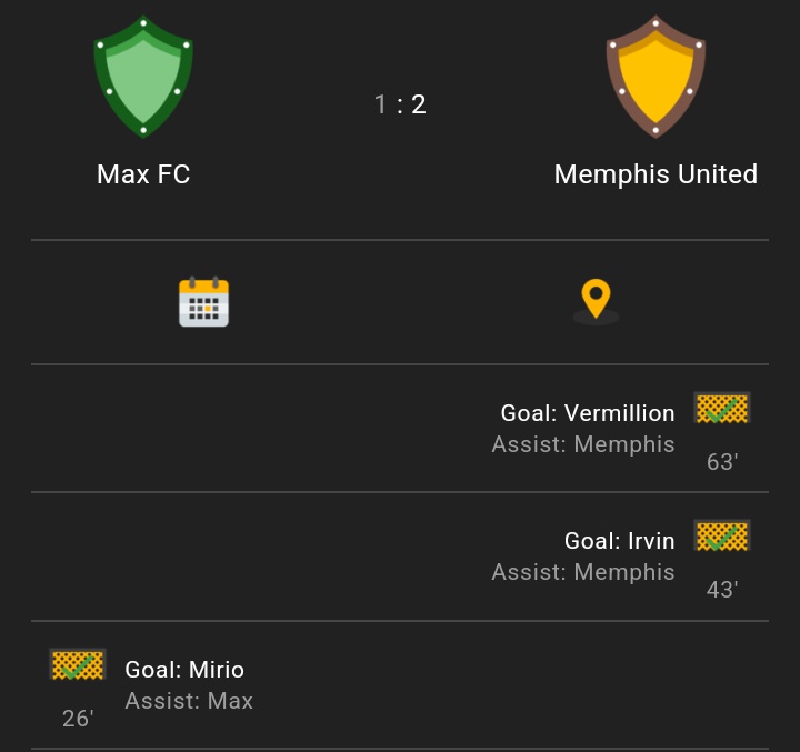 FtgLeague's tweet photo. Memphis United edge past max fc thanks to a double assist from Memphis! Great team after verms arrival 

MOTM: @TheMemphisEra https://t.co/lXC3X9ERyN