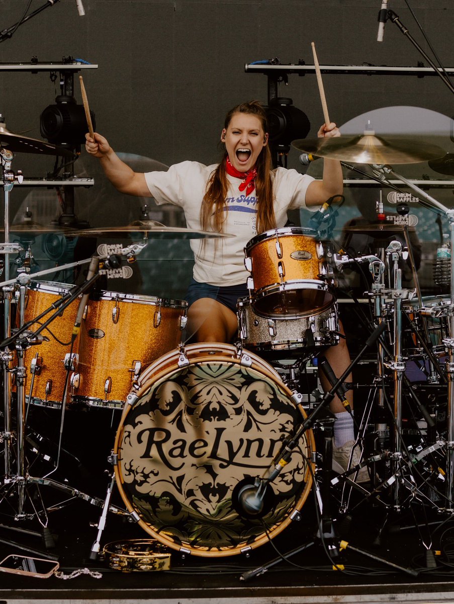 Soundcheck with IP artist @kayleighmoyer! 

📷 @annelisesarah 
📍 <a href="/isleta/">isleta</a>.amphitheater

#WeAreInnovative #InnovativePercussion #percussion #summer #IPfamily #drumset #drums #drummer