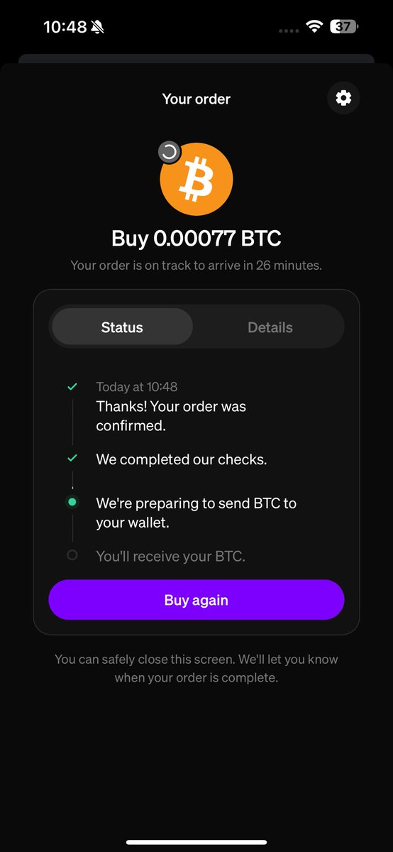 derekboirun's tweet photo. Just bought some BTC and ETH with my debit card on the @freehold_wallet mobile app, automatically deposited into self-custody 💪.  More features will roll out over the coming months. https://t.co/8i82UPCZ4G
