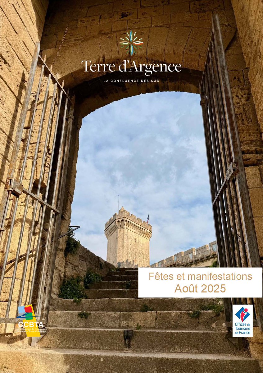 🔴 L'agenda de la Terre d'Argence du mois d'août 2025 est disponible !
✅ A consulter : calameo.com/read/006047284…
#Beaucaire #Bellegarde #Jonquières-Saint-Vincent #Fourques #Vallabrègues #CCBTA