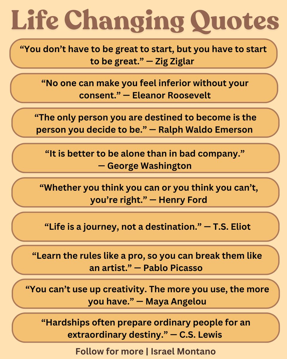 9 Life changing quotes: