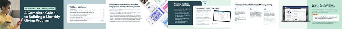Whether it’s $10 or $10k, every dollar helps. But *recurring* monthly gifts sustain a #nonprofit ’s future.

Our fundraising team wrote this new guide to help change the relationship between your org and your supporters. 👇hubs.ly/Q03x4WZF0