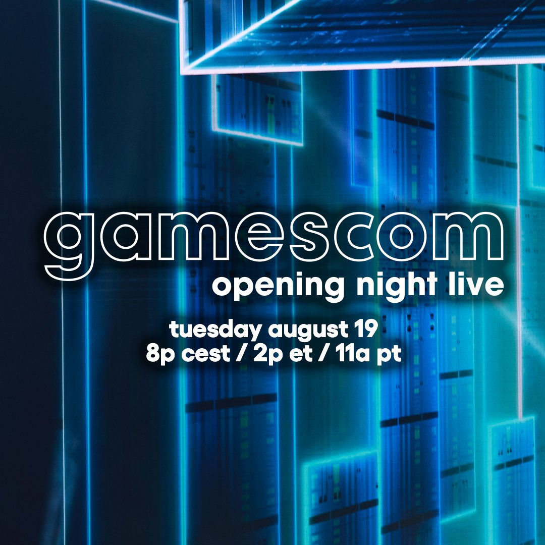 Just 3 weeks until <a href="/gamescom/">gamescom</a> Opening Night Live.

See you in Cologne on Tuesday, August 19 for 2 hours of  news, updates and announcements, streaming live everywhere!