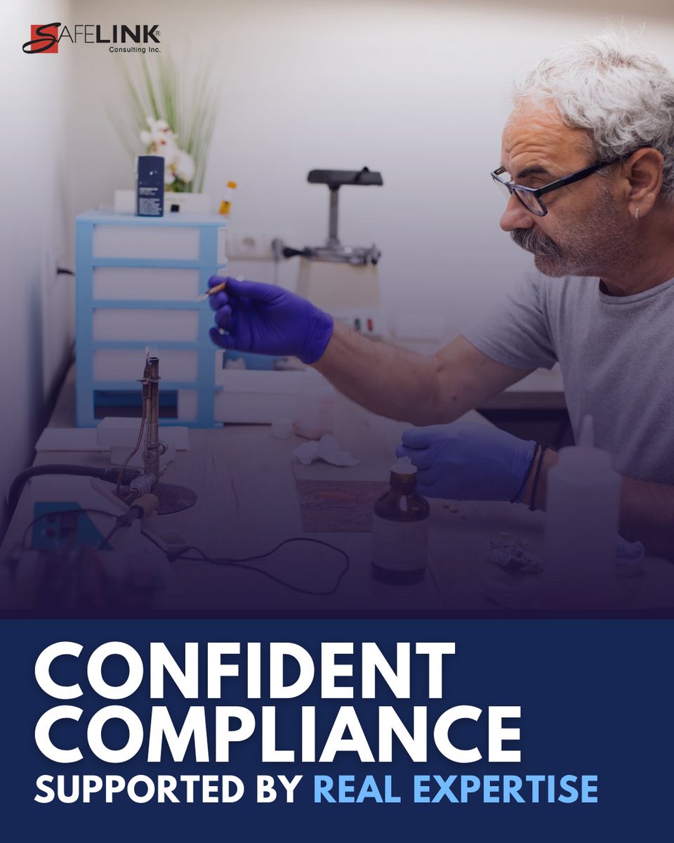 SafeLink_Inc's tweet image. Don’t wait for an audit to find the gaps.

We help you stay inspection-ready with expert FDA compliance consulting—from documentation to systems that improve efficiency and outcomes.

#FDACompliance #SafeLinkConsulting #QualitySystems