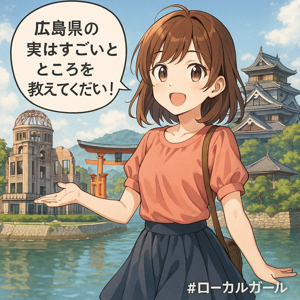 fumokmm's tweet image. #ローカルガール #広島県
広島県の実はすごいところを教えてください。