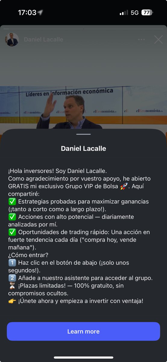 IngInversor's tweet image. El fucking Lacalle vendiendo #trading 

Me bajo de la vida.