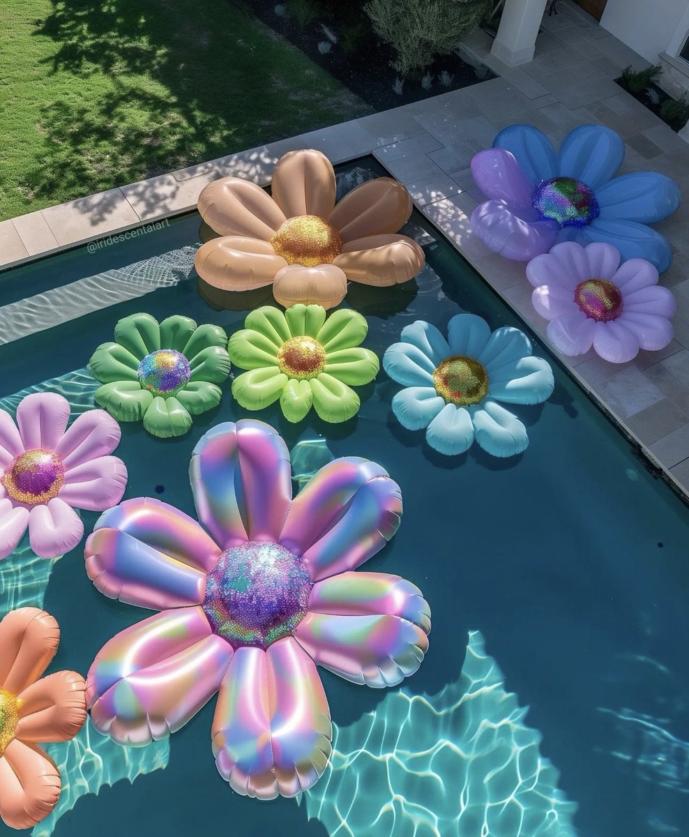 flower floaties 🌸