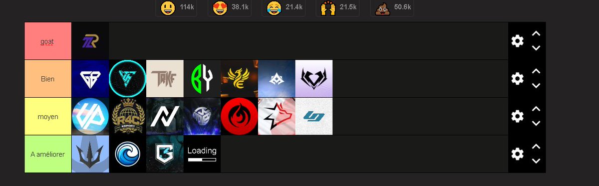 Senef92 (@senef92__) on Twitter photo Voici la tierlist des structures, désolé si pour certains si leur structure est mal placé
Sachez que y a aucune méchanceté je ne me permettrais pas de manquer de respect aux structures si présente
Merci à vous d avoir été là 25 spect en moyenne merci et merci
<a href="/ZeroCinder/">Zero Cinder</a> Voici la tierlist des structures, désolé si pour certains si leur structure est mal placé
Sachez que y a aucune méchanceté je ne me permettrais pas de manquer de respect aux structures si présente
Merci à vous d avoir été là 25 spect en moyenne merci et merci
<a href="/ZeroCinder/">Zero Cinder</a>