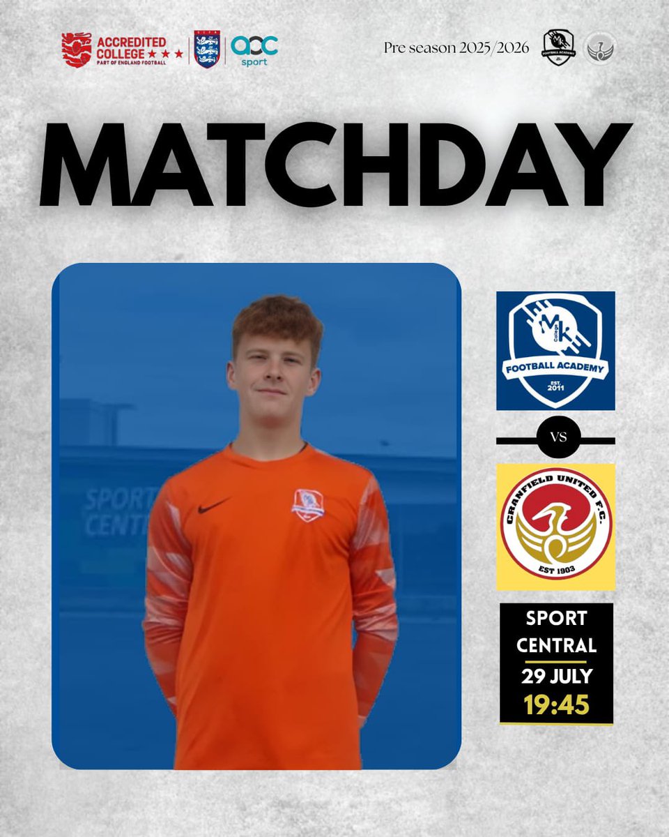 Late change of opponent again but game on tonight 🔋

We welcome <a href="/CranfieldUnited/">Cranfield United FC</a> over to Sport Central 🤝