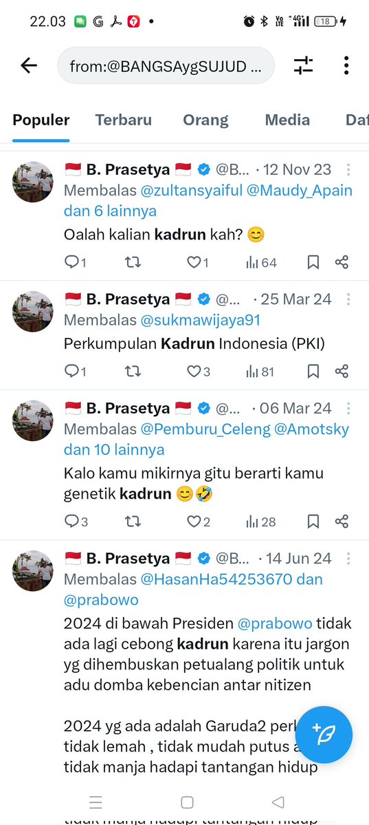 Kecempret.... kecebong rasa kamvret! 
Tapi pastinya dia Islamofobia tulen sejak netes jadi cebong! 😅