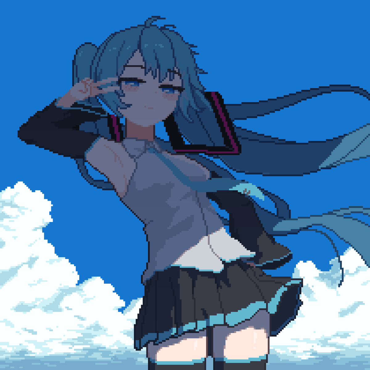 melit_maki's tweet photo. #初音ミク #ドット絵 https://t.co/KuGXRTsp39