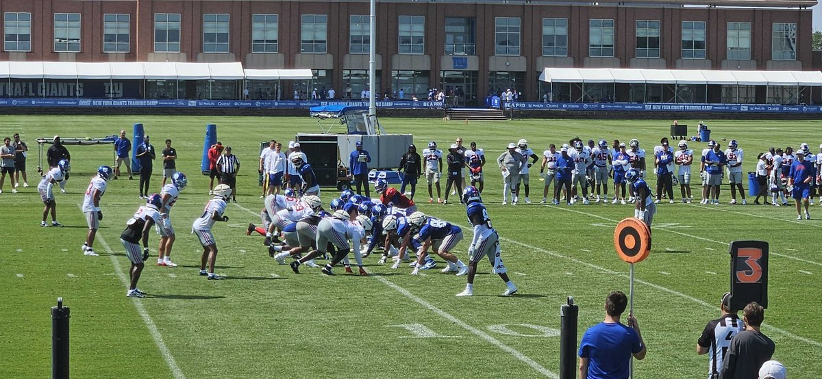 At #NYGiants  training camp and 98 limped off the field- reported by yours truly