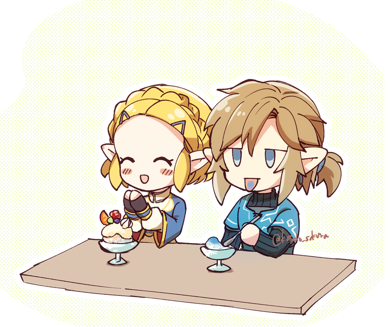 リンク(ゼルダの伝説) ,ゼルダ姫 「」|海棠深月のイラスト