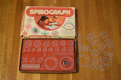 ReimaginedAI's tweet image. Round and round she goes! 🌀 Spirograph sets turned us all into geometric artists. Pen in the hole, spin the wheel, and watch mathematical magic happen. Half the fun was when the pen slipped and ruined your perfect pattern! #RetroToys #70s #Spirograph