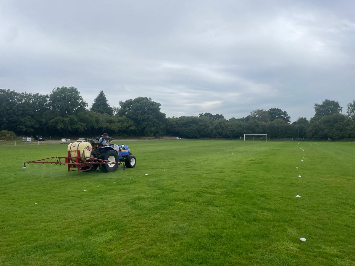 Hambledon FC (@hambledonfc) on Twitter photo Always good to have Stu from <a href="/pitchcare1/">Fisherlanegroundcare</a> down at Badger Park. To give the pitch a much needed feed. Thanks to <a href="/mwturfcare/">Mark Wilton</a> for quick delivery and <a href="/FootballFoundtn/">Football Foundation</a> for pitch maintenance grant to support
#pitchprep #badgerpark Always good to have Stu from <a href="/pitchcare1/">Fisherlanegroundcare</a> down at Badger Park. To give the pitch a much needed feed. Thanks to <a href="/mwturfcare/">Mark Wilton</a> for quick delivery and <a href="/FootballFoundtn/">Football Foundation</a> for pitch maintenance grant to support
#pitchprep #badgerpark