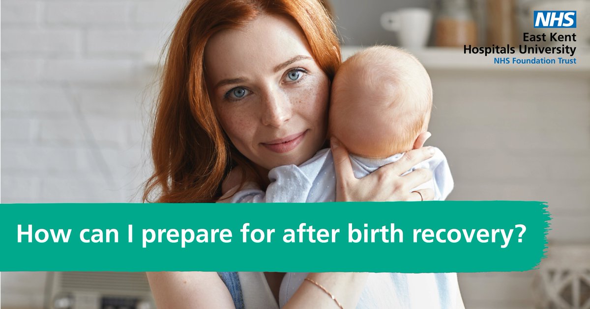 This week's FAQ Friday question is, 'How do I prepare for after birth recovery?'

If you or someone you know is expecting, there are helpful resources to help you prepare for recovery after birth: kentandmedwaylms.nhs.uk/after-birth/re…