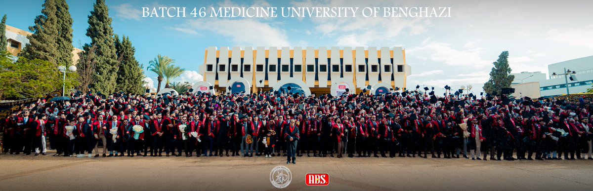 من اكبر الدفعات الي مرن علي جامعة العرب الطبية دفعة الطب البشري 46 ❤️
في ختام مسيرتهم الدراسية والبدأ في مسيرتهم المهنية ، وفقكم الله ورعاكم ❤️
.
 #تخرج_الدفعة_46_طب_بشري_جامعة_بنغازي