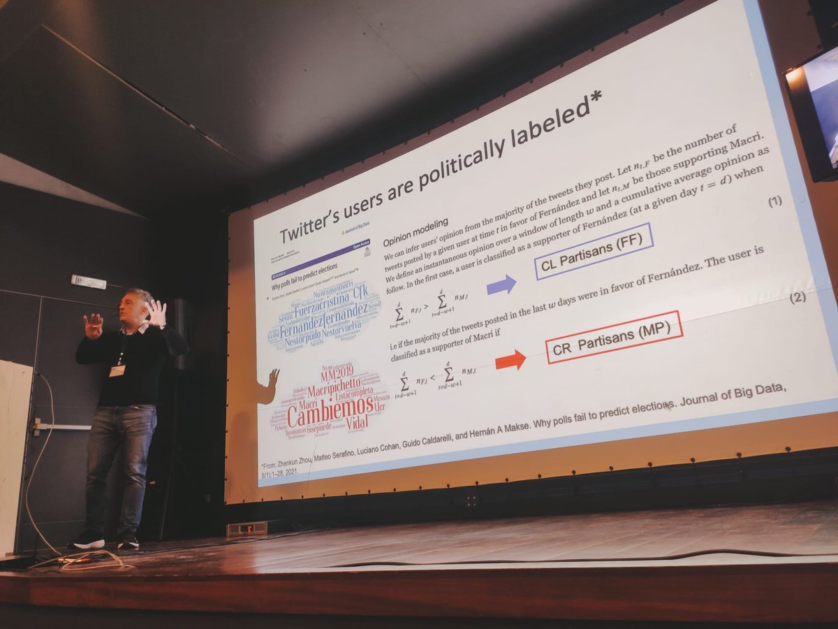 Ending with a now-needed talk, Prof. Pablo Balenzuela <a href="/polbalen/">Pablo Balenzuela 🇦🇷⭐️⭐️⭐️</a> <a href="/Exactas_UBA/">Exactas UBA</a> shows his results about News Sharing and Ideological Bias in Social Media <a href="/LanetConference/">LANET</a>.