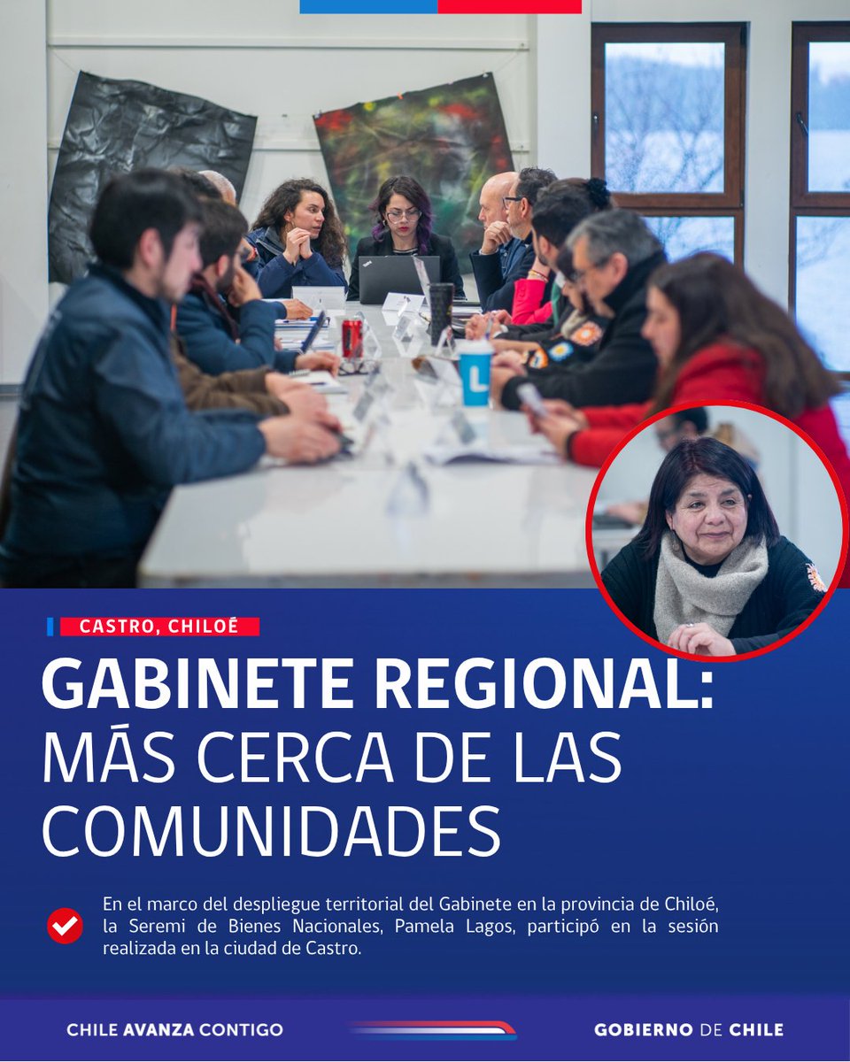 🟢 Despliegue del Gabinete Regional en Chiloé

📍 Castro

En el marco del despliegue territorial del Gabinete Regional en la provincia de Chiloé, la Seremi de Bienes Nacionales, Pamela Lagos, participó en la sesión realizada en la ciudad de Castro.